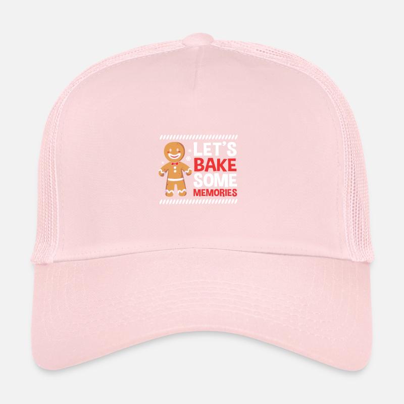 Gingerbread Man Gingerbread Heart Gingerbread Snacking Trucker Cap