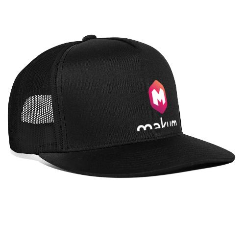 Makum logo+teksti - Trucker Cap
