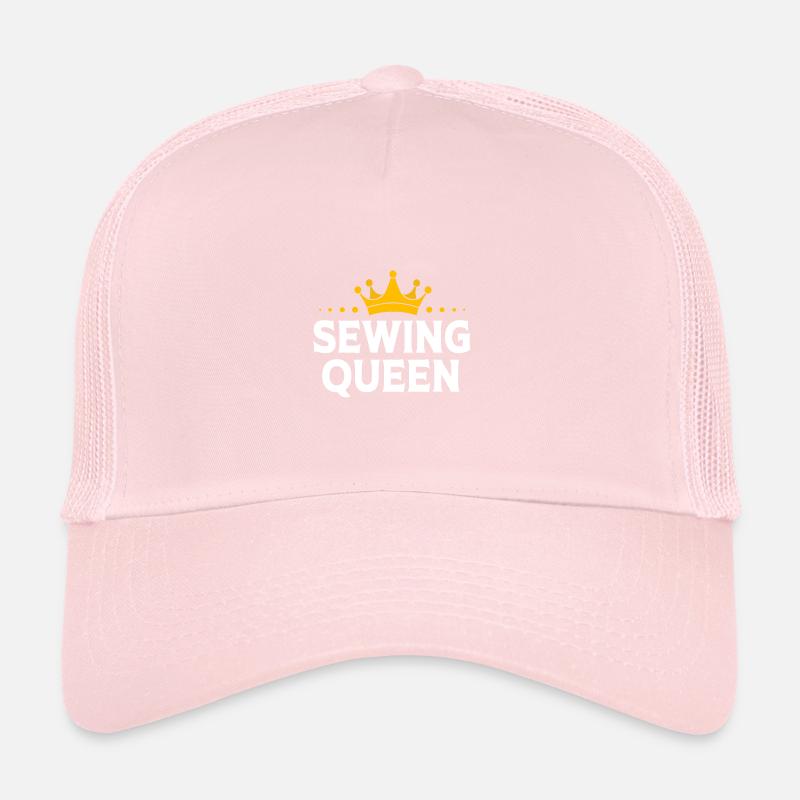 Sewing Machine Seamstress Queen Queen Trucker Cap