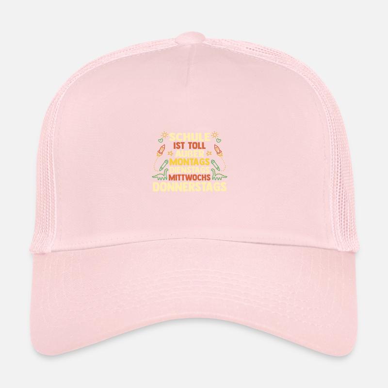 Kita sortants entrant à l'école écolier commençant l'école Casquette trucker 