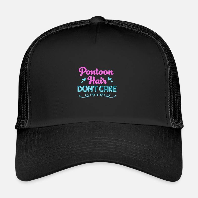 Bateau ponton Bateau Bateaux Casquette trucker 