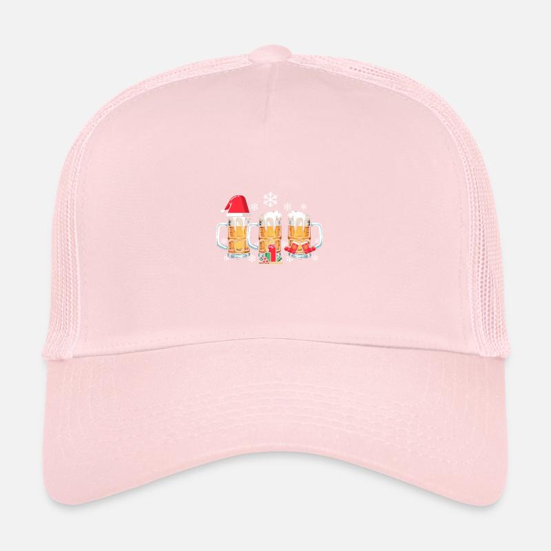 Bier Weihnachtsmann Schneemann Weihnachts Trucker Cap