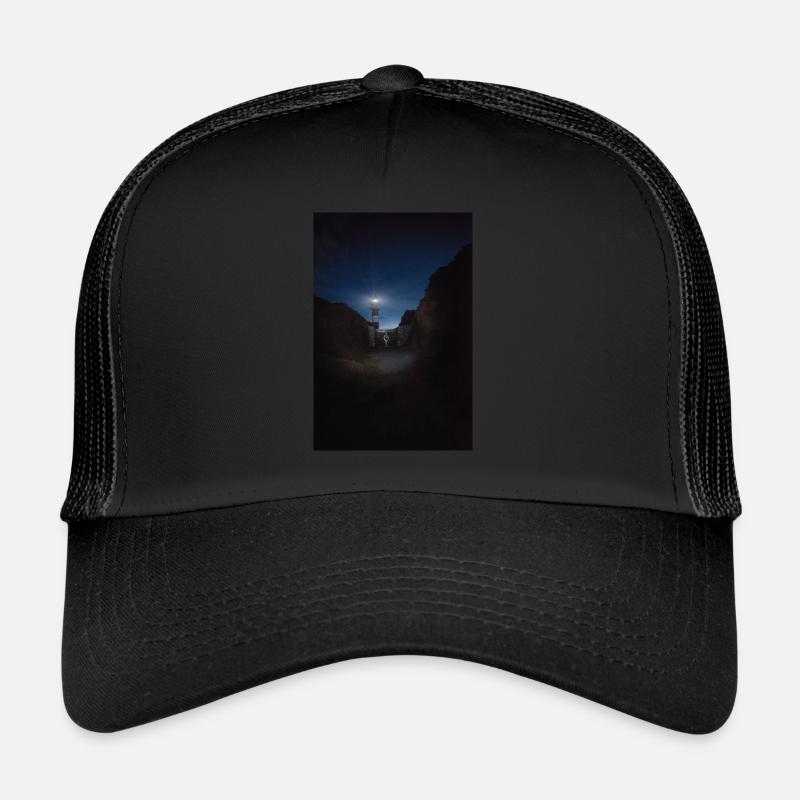 phare - Casquette trucker  - noir/noir