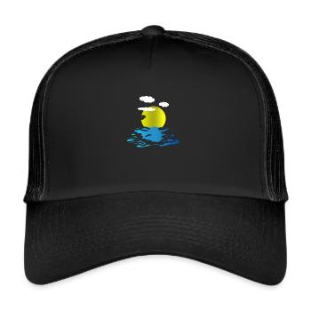 sea - Trucker Cap - black/black - Front