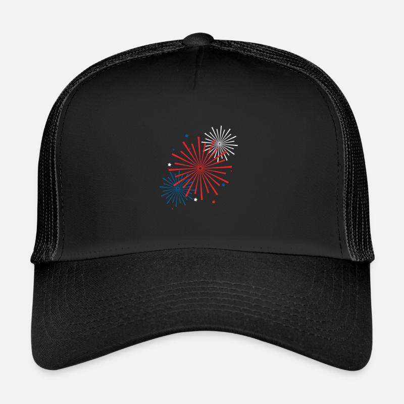 Feuerwerk - Trucker Cap - Schwarz/Schwarz
