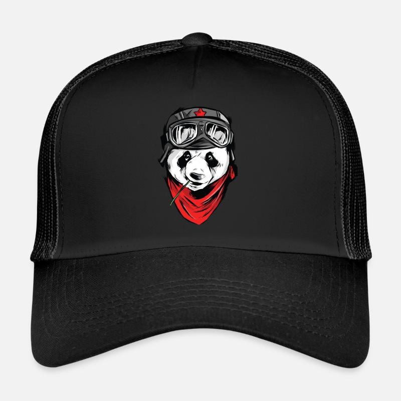 Panda Pilot Trucker Cap