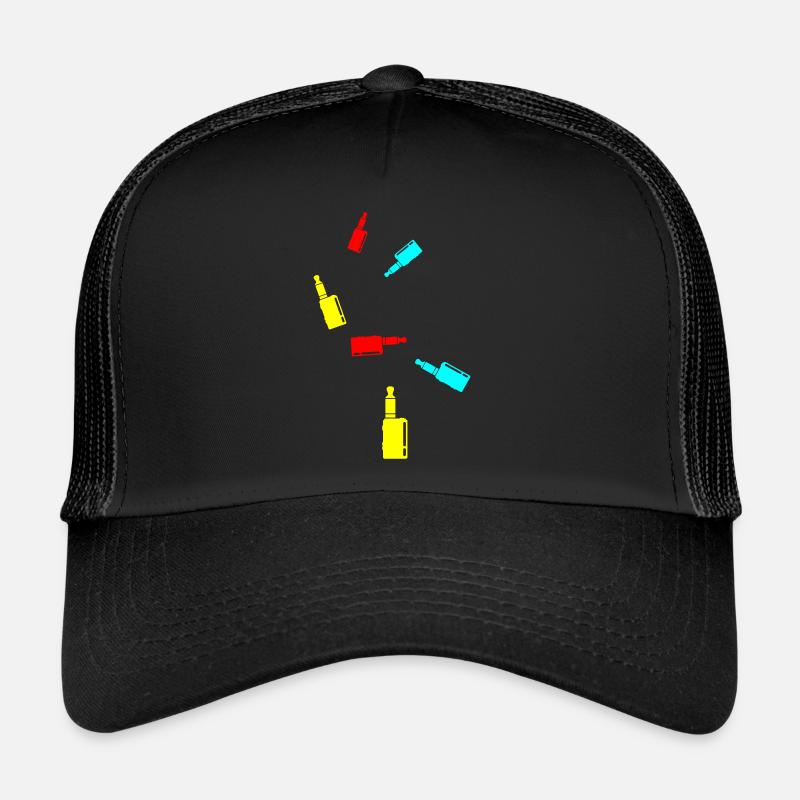 E-Cigarette Silhouette Trucker Cap