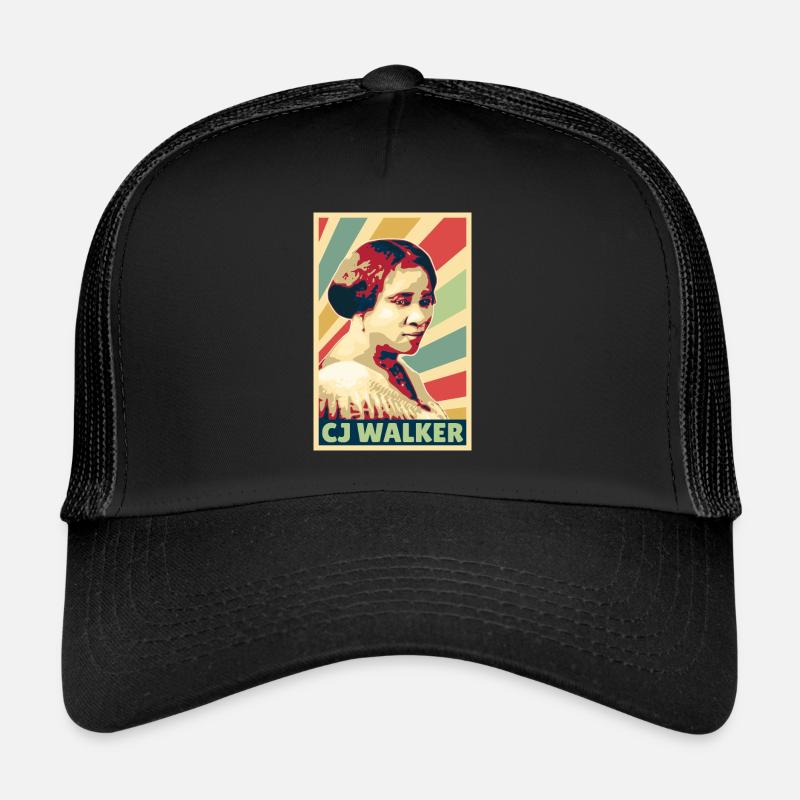 Madam CJ Walker Vintage Farben Trucker Cap