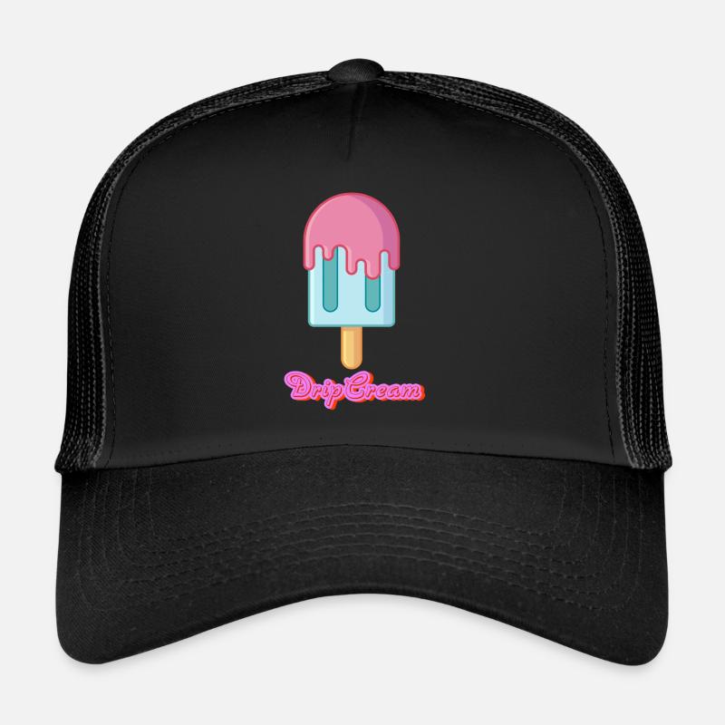 DripCream - Trucker Cap - black/black