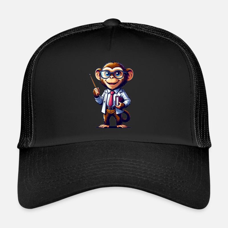 Professeur de singe mignon Casquette trucker 