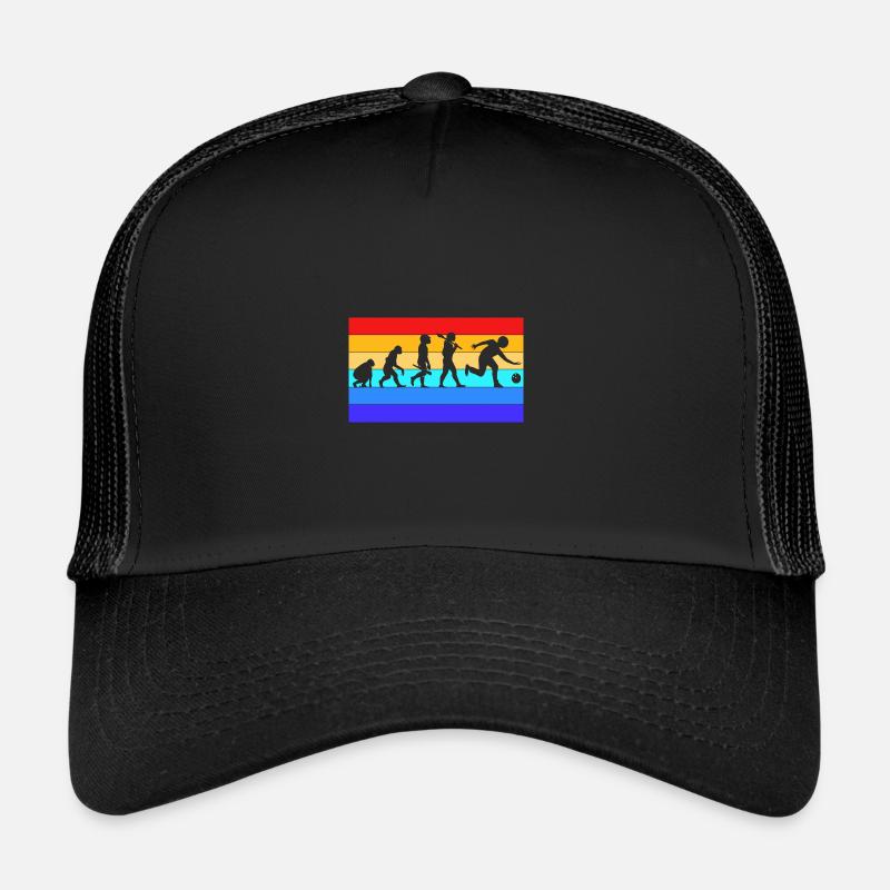 Bowling Bowler Bowling Skittles Boule de bowling Casquette trucker 