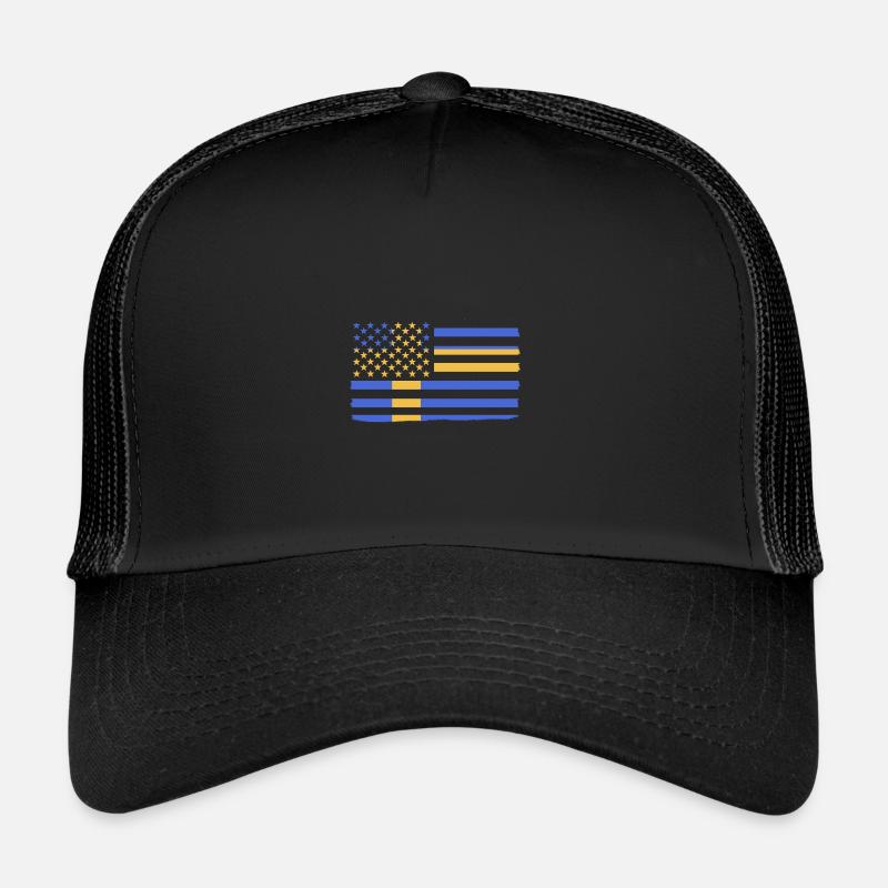 Suède Suédois Casquette trucker 