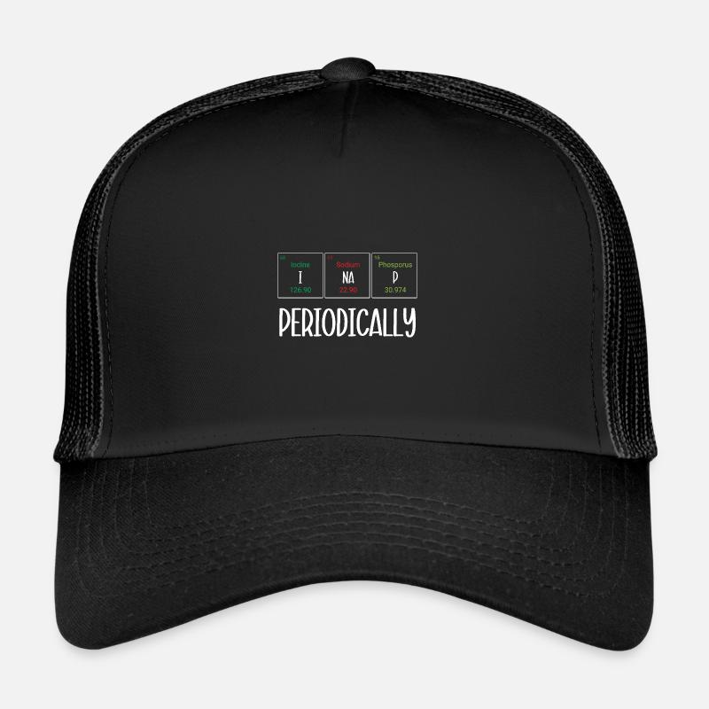 Periodiske system - Trucker cap - sort/sort