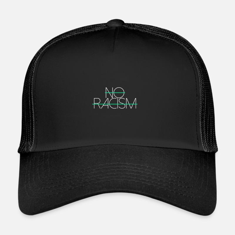 no racism no racism scripture Trucker Cap