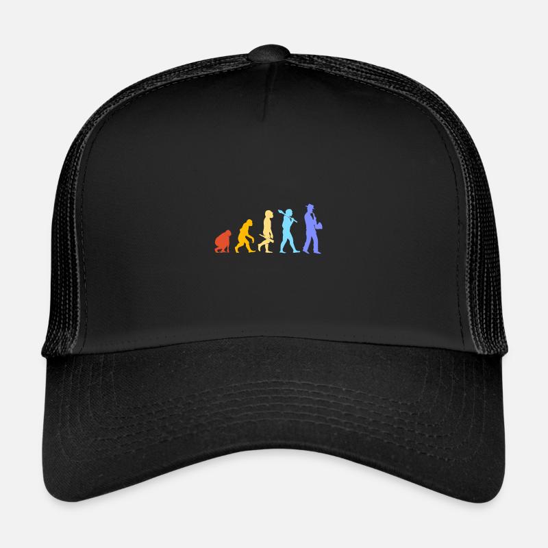 Saxophon Saxophonist - Trucker Cap - Schwarz/Schwarz