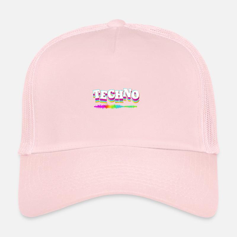 Rave Raver Musique techno Techno basse Table de mixage Casquette trucker 