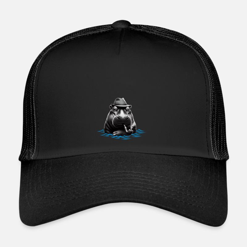 Nilpferd-Pfeife 🦛 Trucker Cap