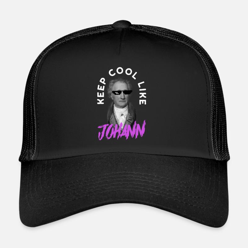 Reste cool comme le poète Johann Wolfgang Goethe Casquette trucker 