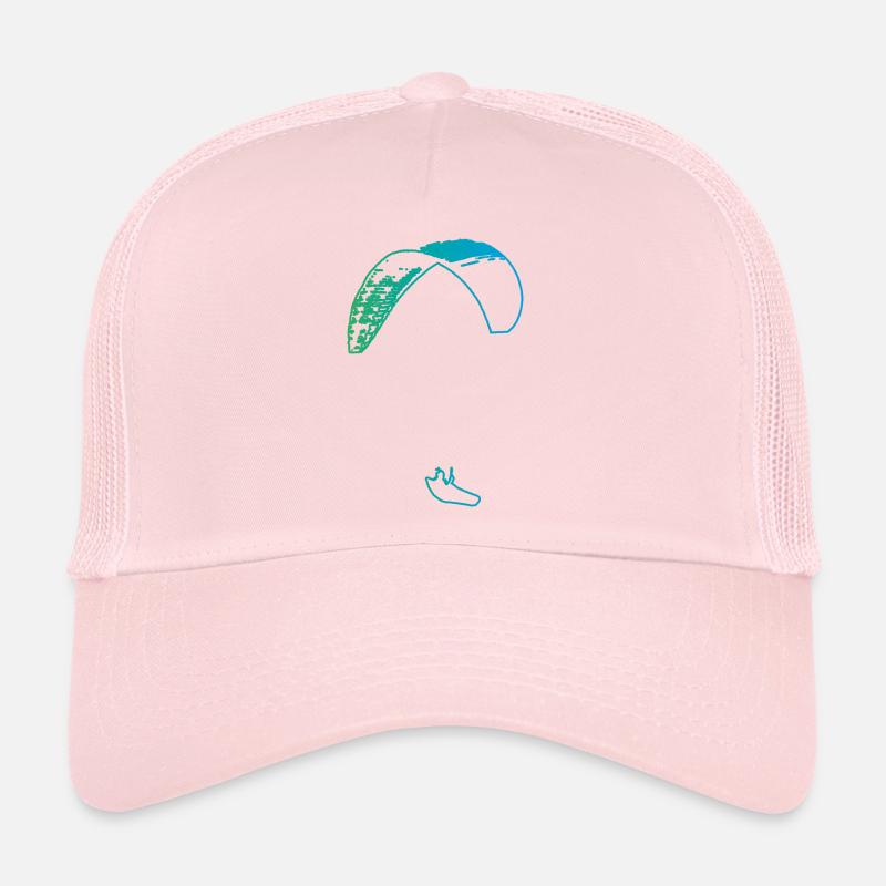 Paraglider Gleitschirmflieger Paragleiter outline Trucker Cap
