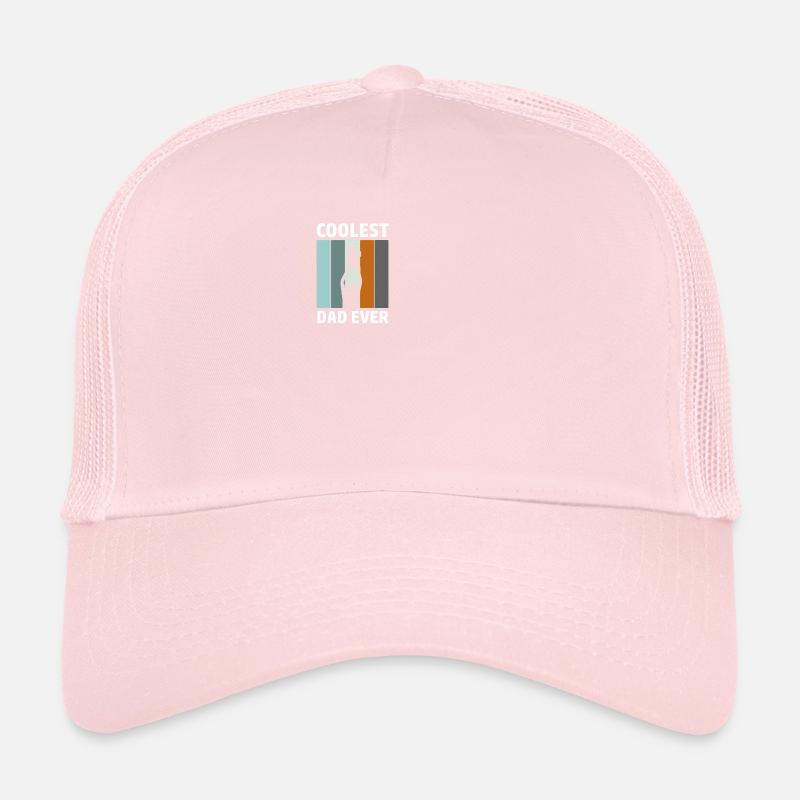 Papa le plus cool de tous les temps Papa Meilleur père Casquette trucker 