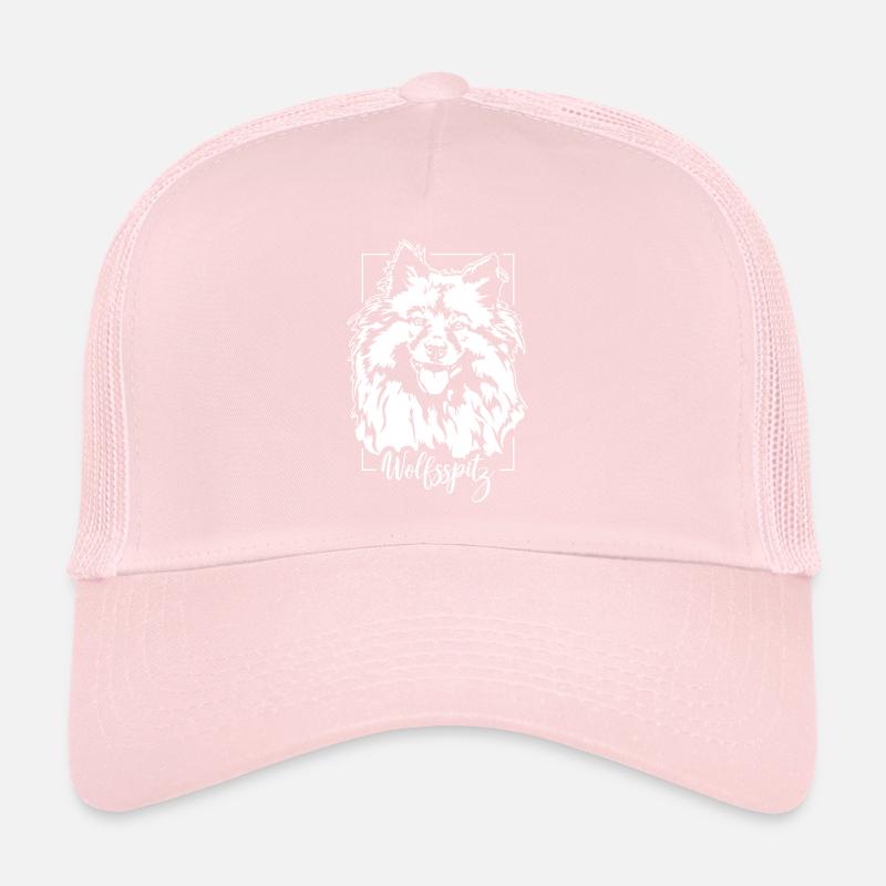 Wolfsspitz Keeshond Hundeportrait Hunde Wilsigns Trucker Cap