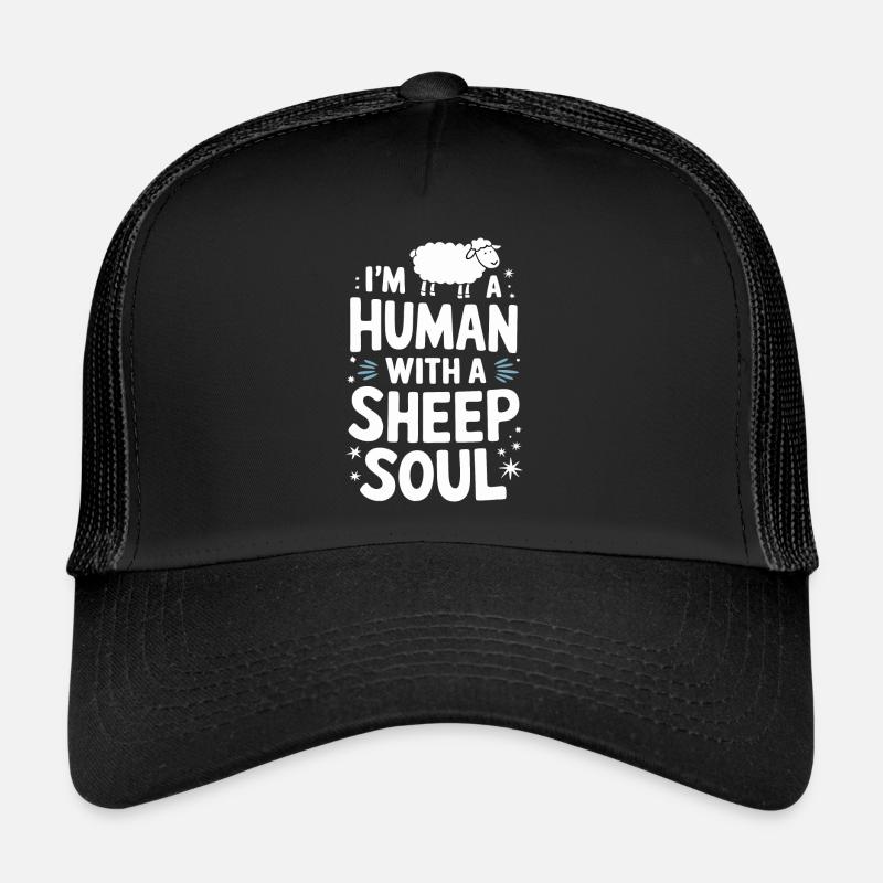 Sheep Sheep Farmer Lamb Farmer Trucker Cap