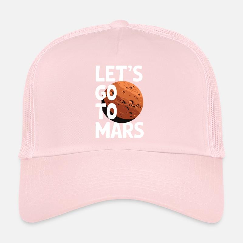 Mars Planète Planète Système Solaire Casquette trucker 