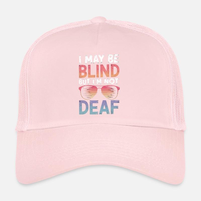 Blinde Blindheit Sehbehinderte Menschen Trucker Cap
