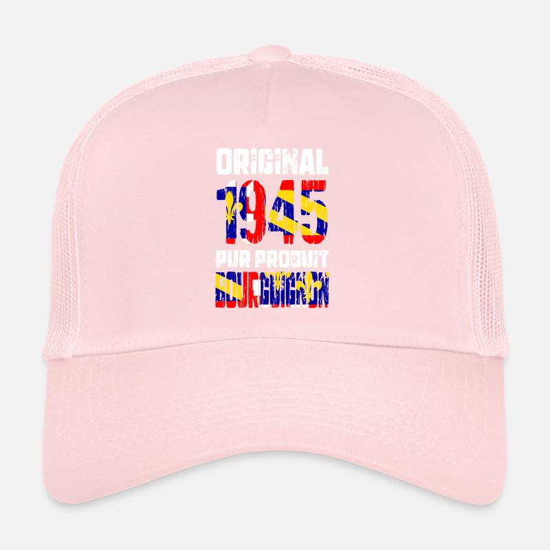80. Jubiläum - Original - 1945 Burgundisch Trucker Cap