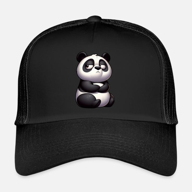 Panda Bull Bull Bande dessinée drôle Casquette trucker 