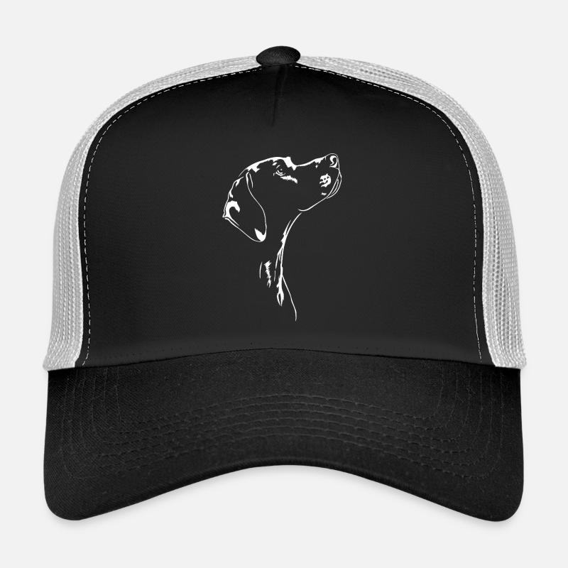 Pointer anglais silhouette chien chiens Wilsigns Casquette trucker 