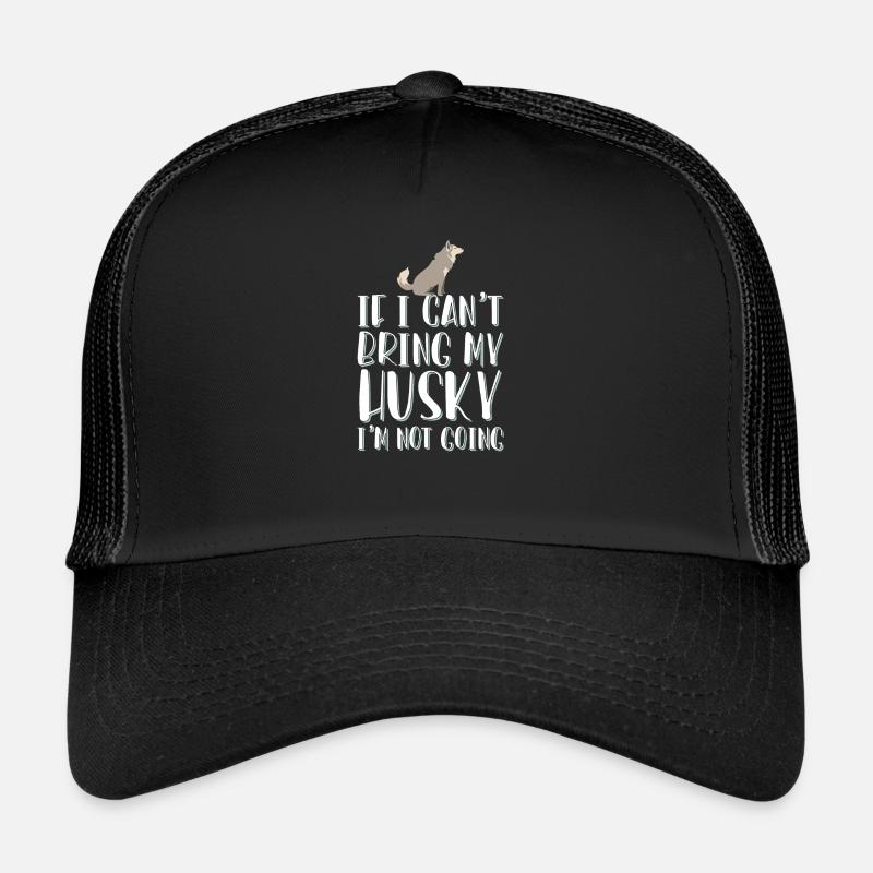 Pas sans husky Casquette trucker 