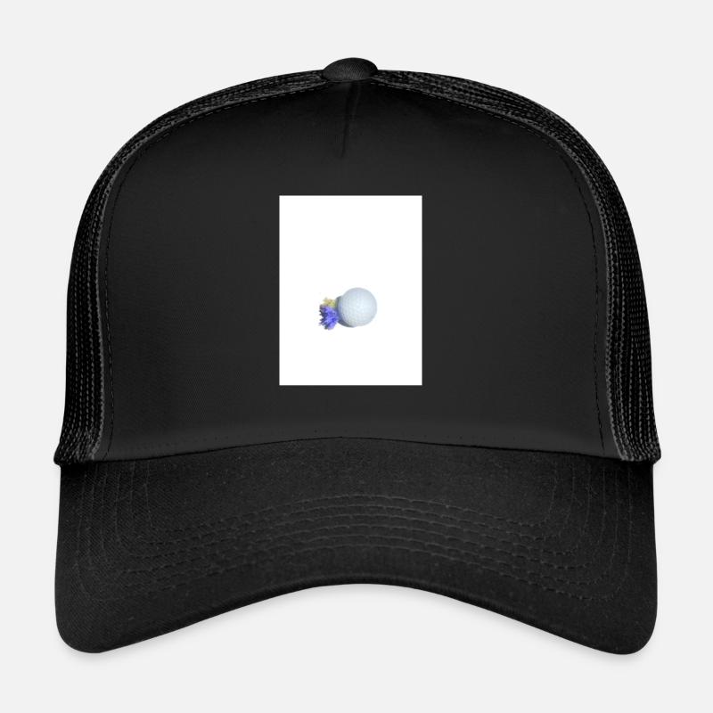 Golf - Trucker Cap - Schwarz/Schwarz