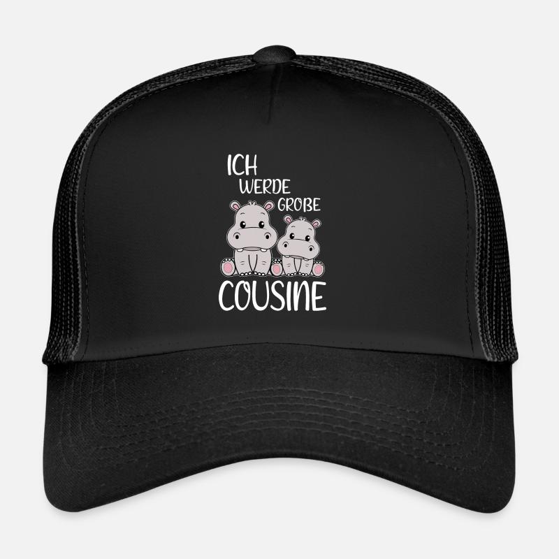 Bald Cousine Baby Nilpferd Ich werde große Cousine Trucker Cap