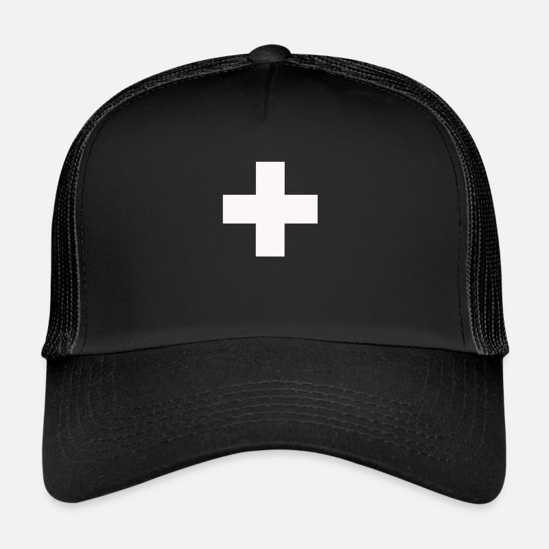 Plus - Trucker Cap - Schwarz/Schwarz