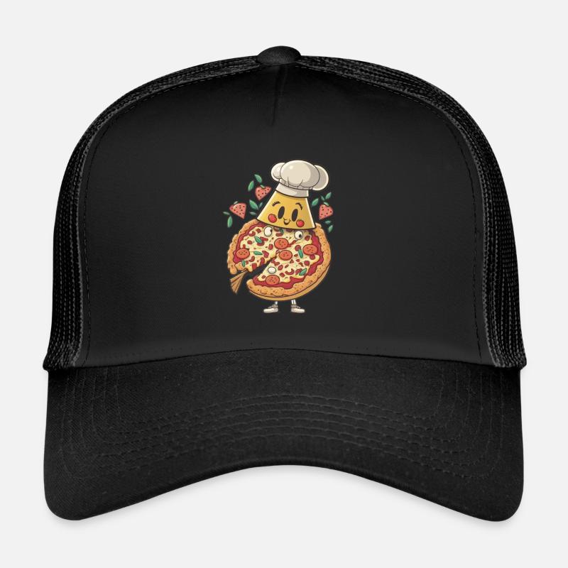 Pizza Baker Hobby Chef Italie Pizza Apron Casquette trucker 