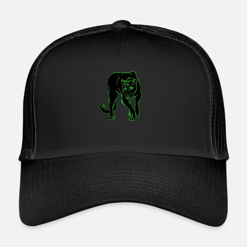 Panther - Trucker Cap - Schwarz/Schwarz