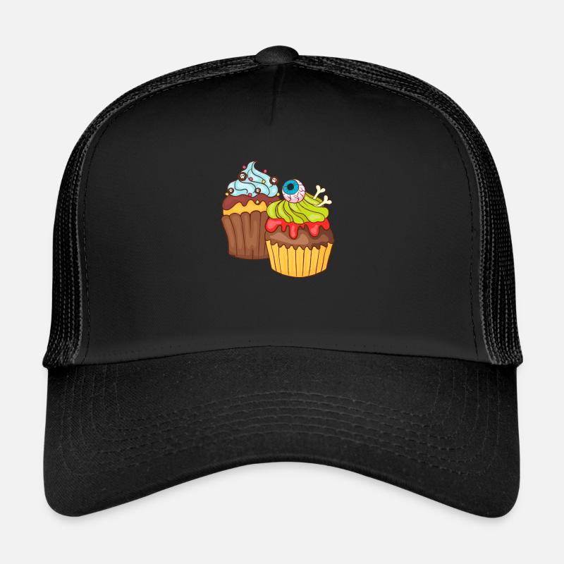 Gâteau au muffin Halloween Casquette trucker 