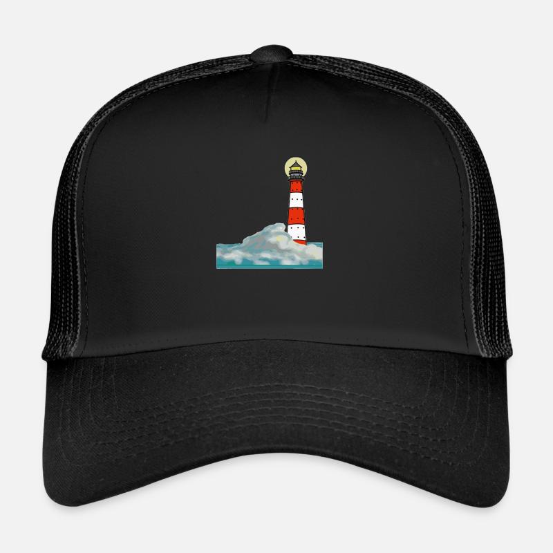 Leuchtturm im Sturm Trucker Cap