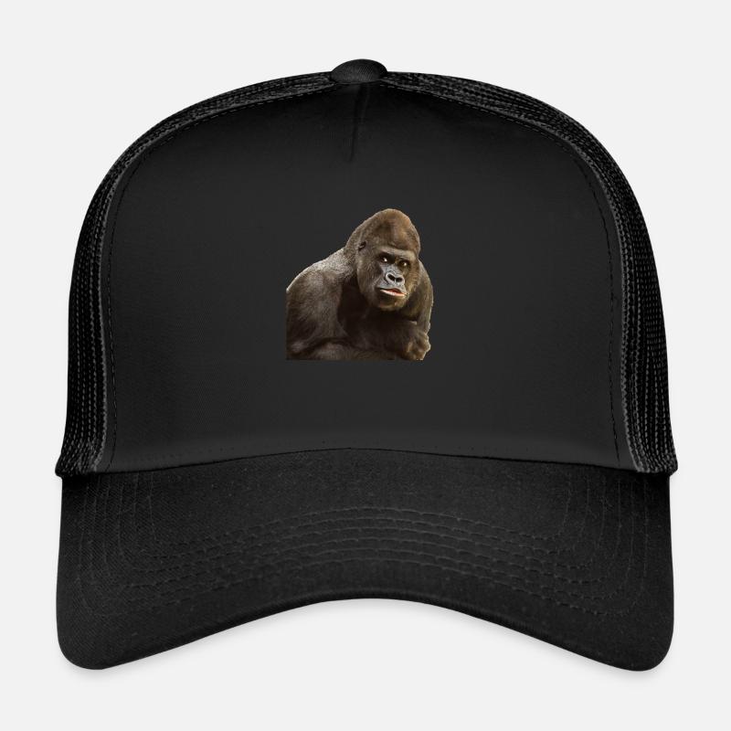Gorilla - Trucker Cap - Schwarz/Schwarz