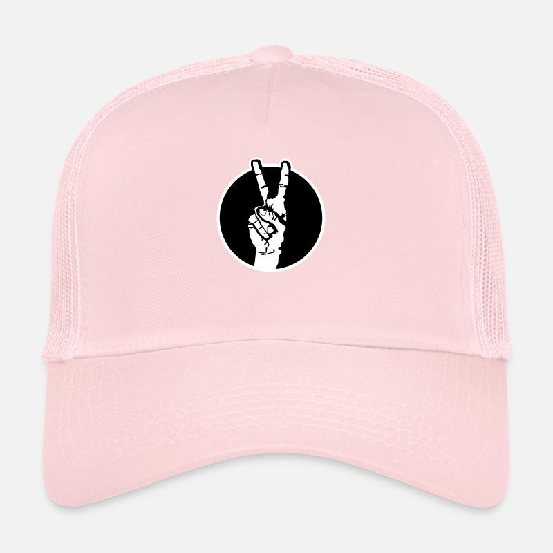 Peace Hand Zeichen Trucker Cap