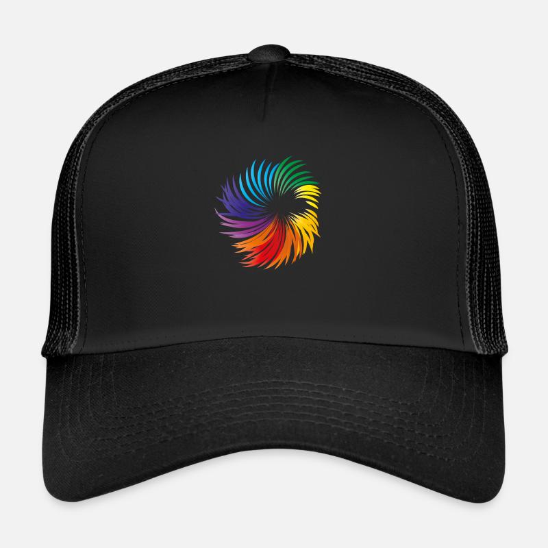 Vortex Arc-en-ciel Casquette trucker 