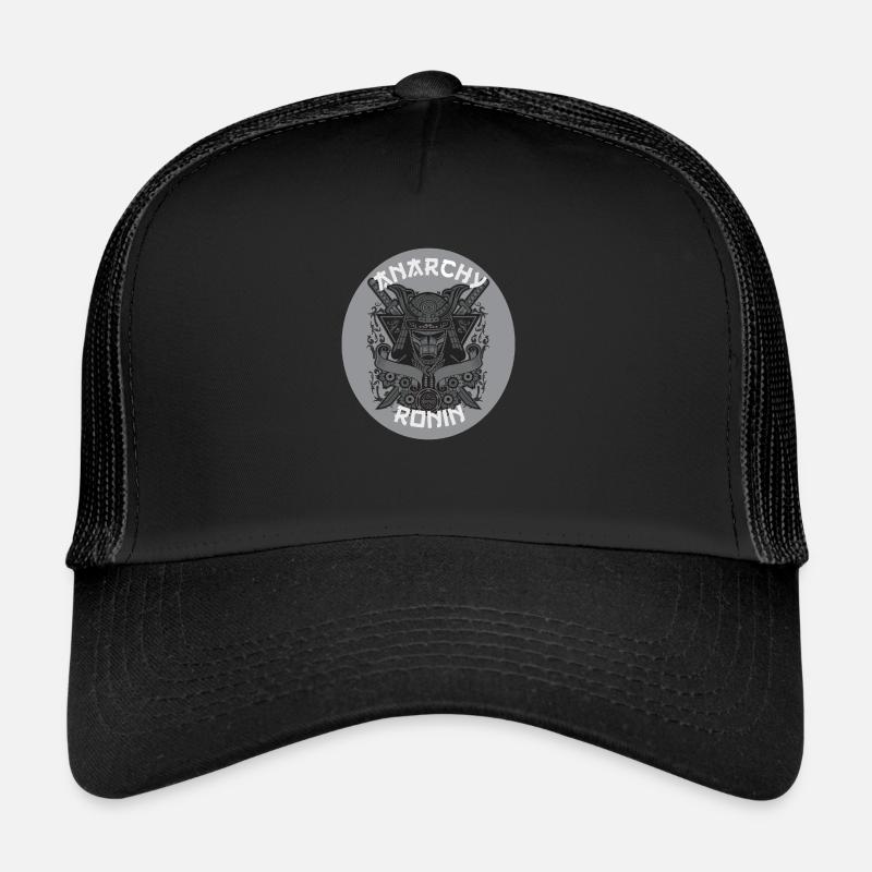 Anarchy Ronin Design - Casquette trucker - noir/noir