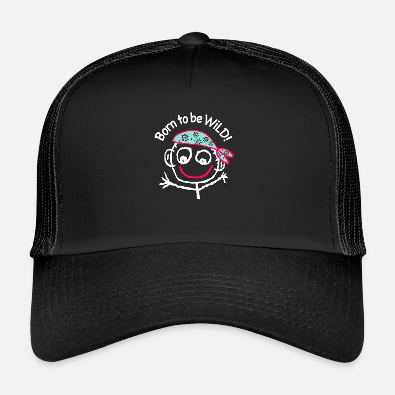 Pirate Headscarf Comic Graffiti Sea Trucker Cap