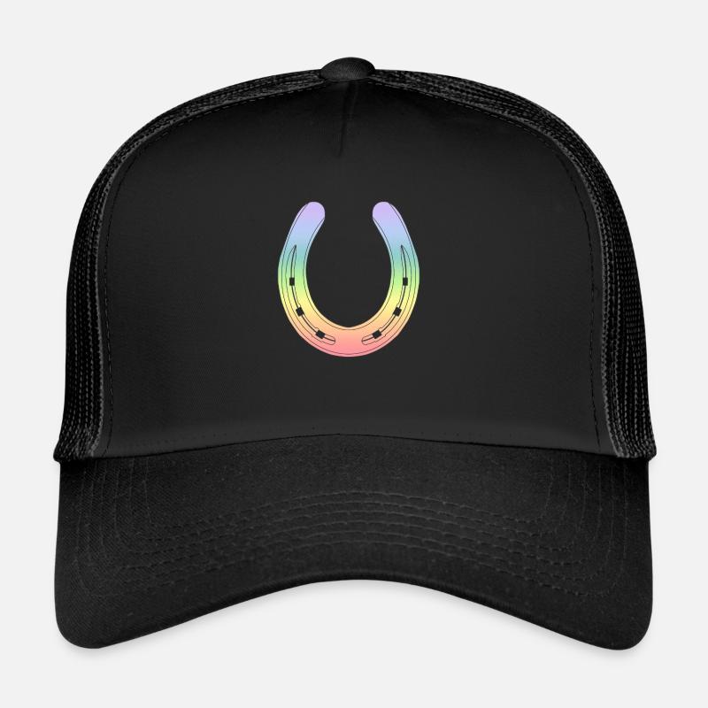 Fer à cheval - Casquette trucker  - noir/noir