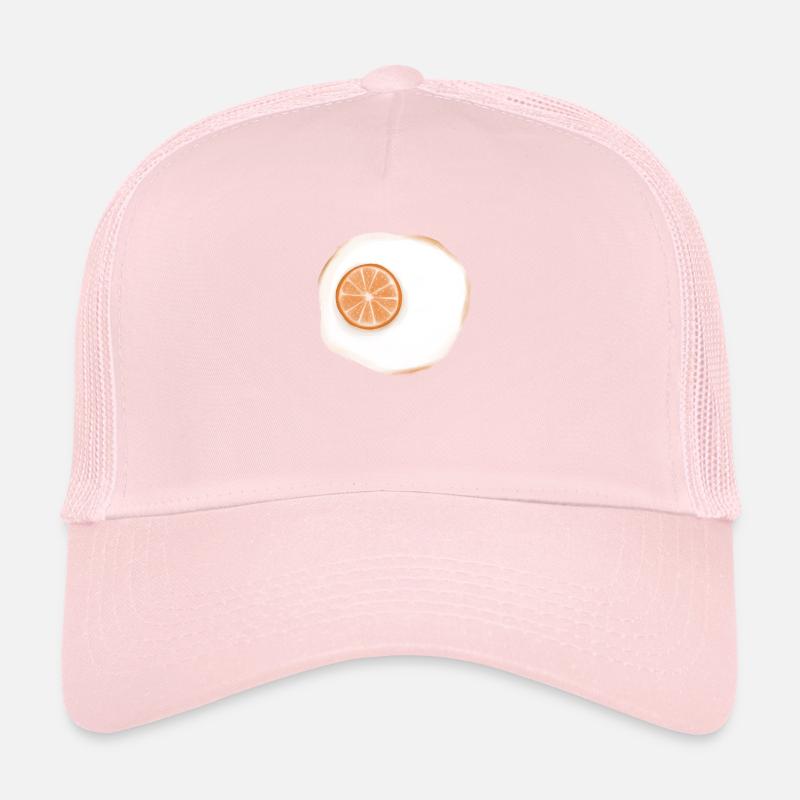 Orange Egg Trucker Cap