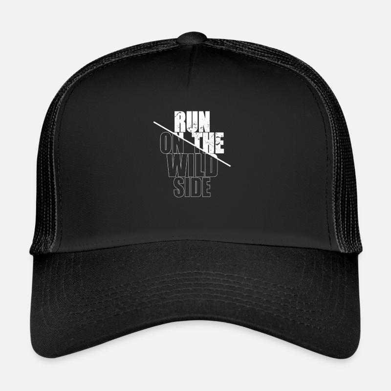 Meilleure vente RUN ON THE WILD SIDE Casquette trucker 