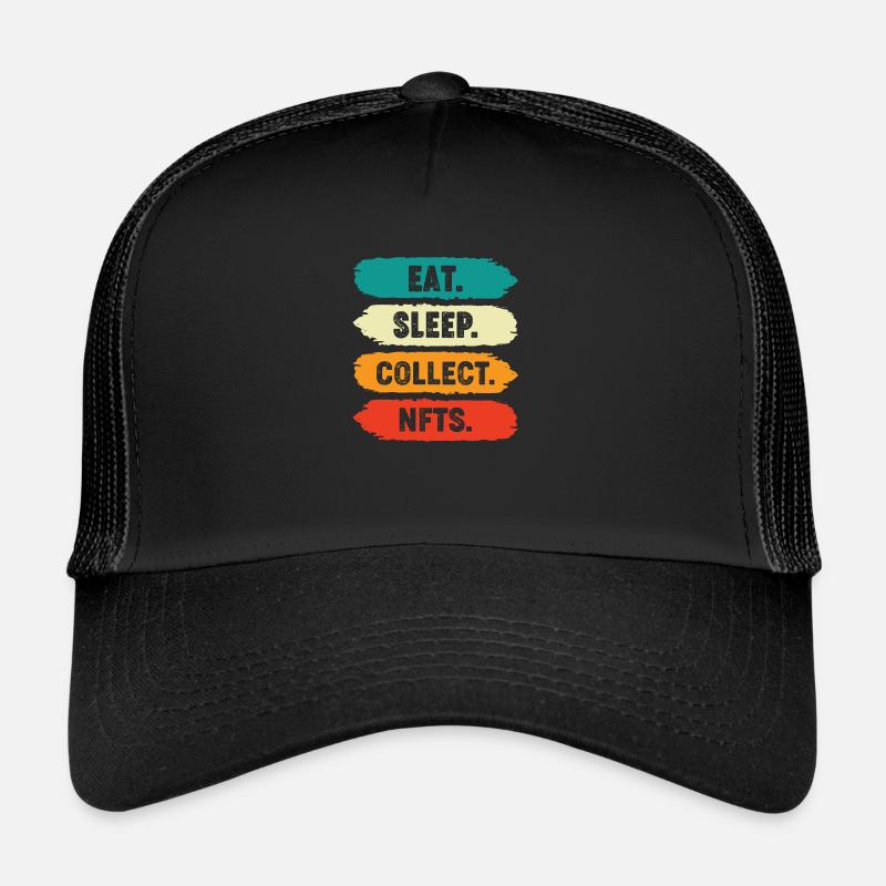 EAT SLEEP COLLECT NFT Casquette trucker 