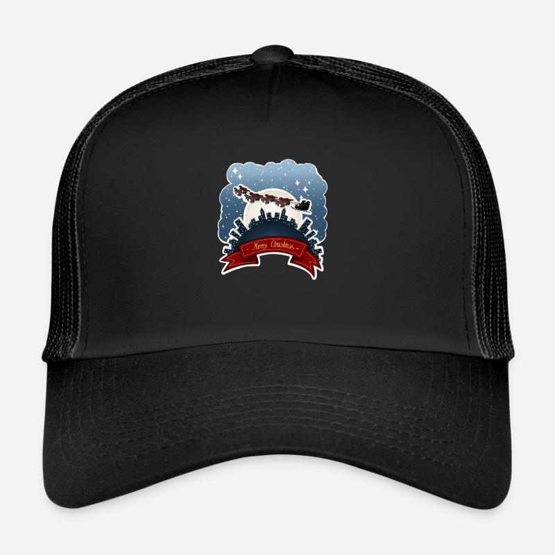 Tazz Talks | Reigh Otters Christmas Merch - Trucker Cap - black/black