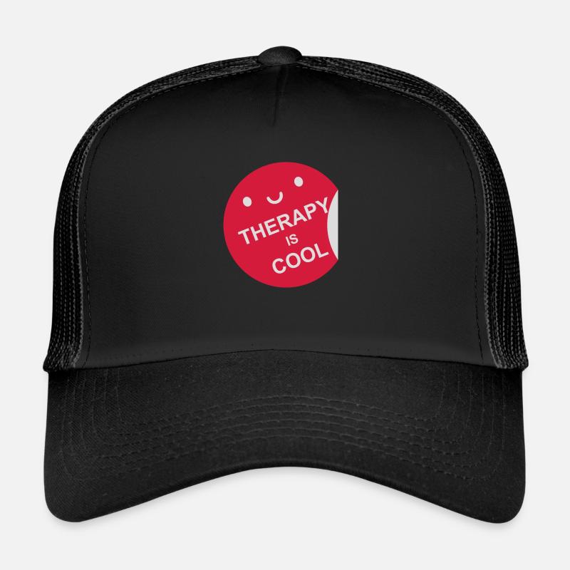 therapy is cool Zitat Trucker Cap